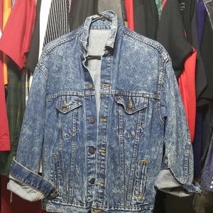 Vintage Levi's Men's Jean Jacket Stone Wash Sz.M